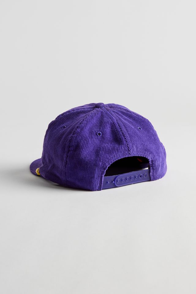 Vintage Lakers Corduroy Trucker Hat #1