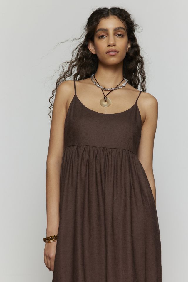 Urban Renewal Made In LA EcoVero™️ Linen Simplistic Maxi Dress #1