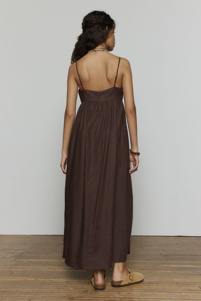 Urban Renewal Made In LA EcoVero™️ Linen Simplistic Maxi Dress #3