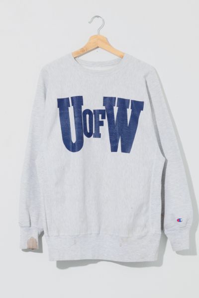 Vintage 1990s Distressed Champion Reverse Weave University of Washington  Sweatshirt | Urban Outfitters