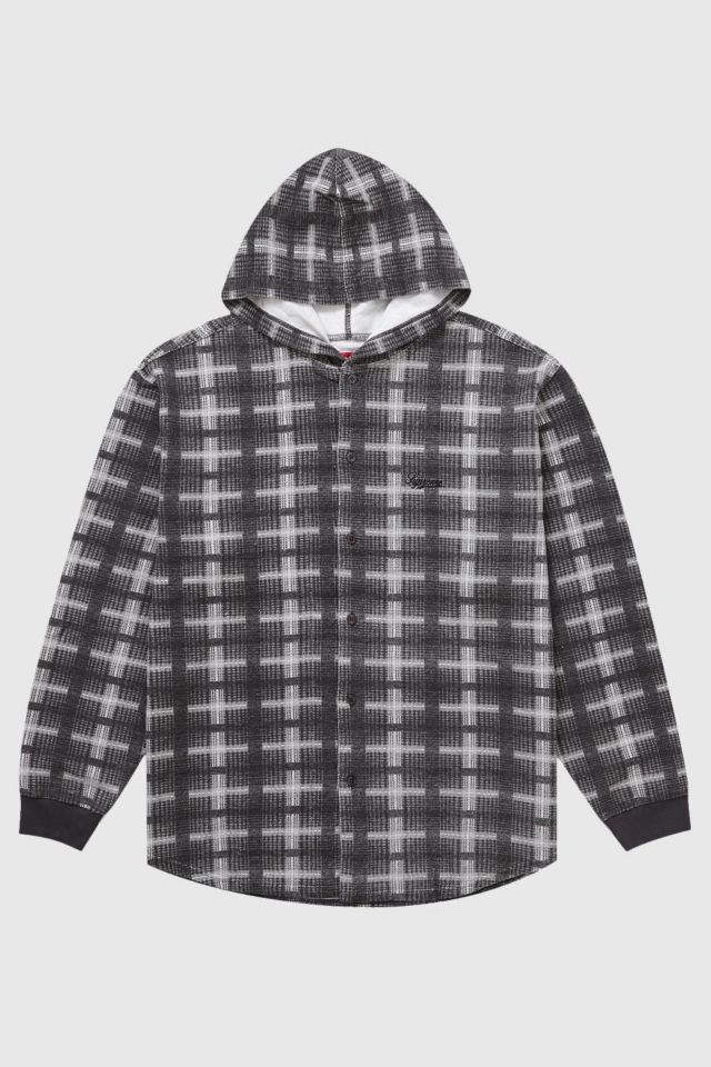 Supreme hot sale hooded flannel