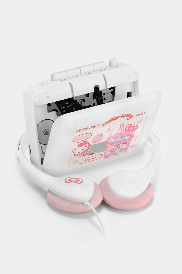 Retrospekt X Hello Kitty Strawberry Kawaii CP-81 Portable Cassette Player #1