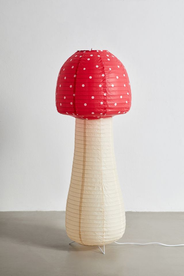 Mushroom Paper Lantern Floor Lamp #2