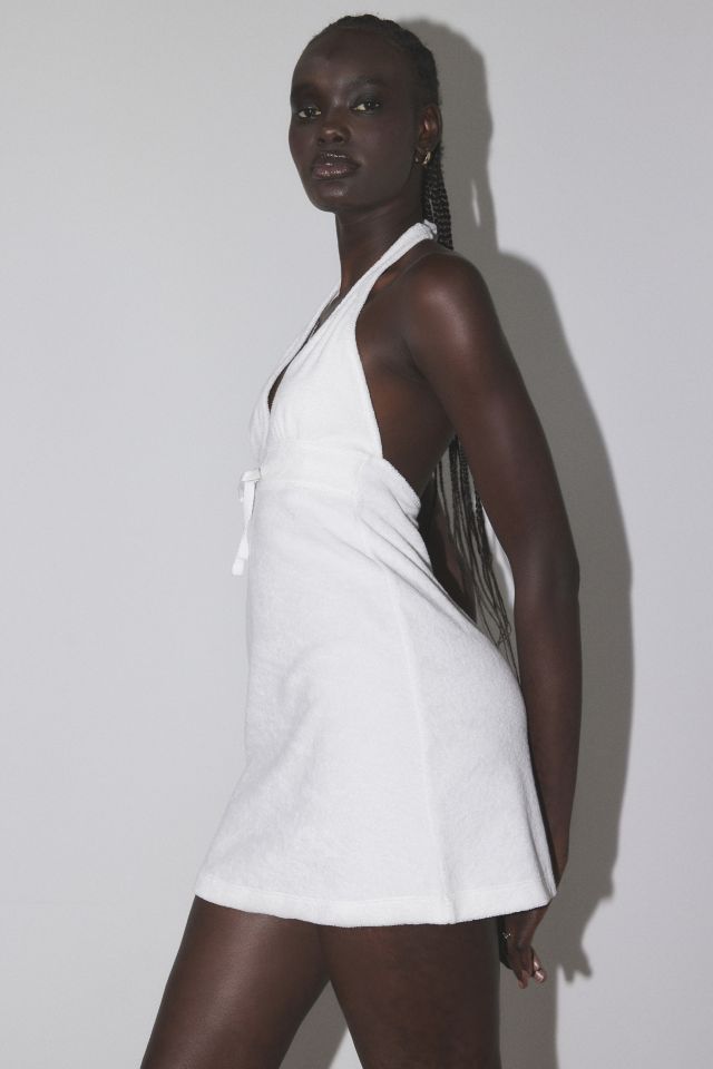 Out From Under Airy Terry Halter Dress #1