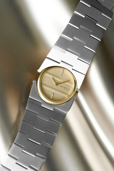 BREDA Sync Quartz Bracelet Watch in Gold And Stainless Steel at Urban Outfitters