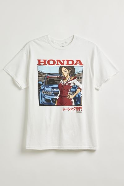 Urban Outfitters Honda Track Star Tee In White, Men's At
