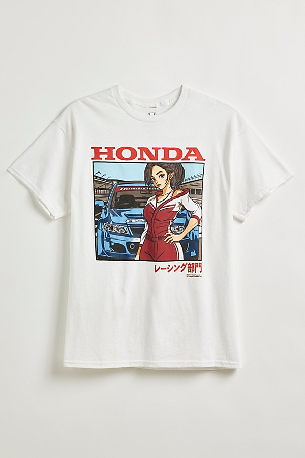 Urban Outfitters Honda Track Star Tee In White, Men's At