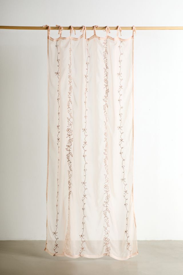 Rory Embroidered Chiffon Window Panel
