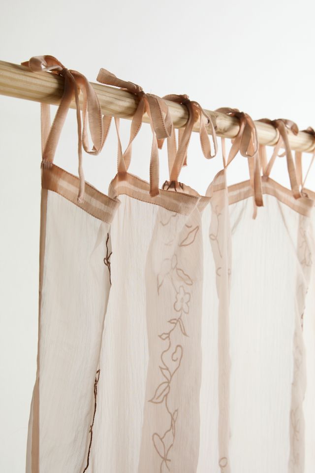 Rory Embroidered Chiffon Window Panel
