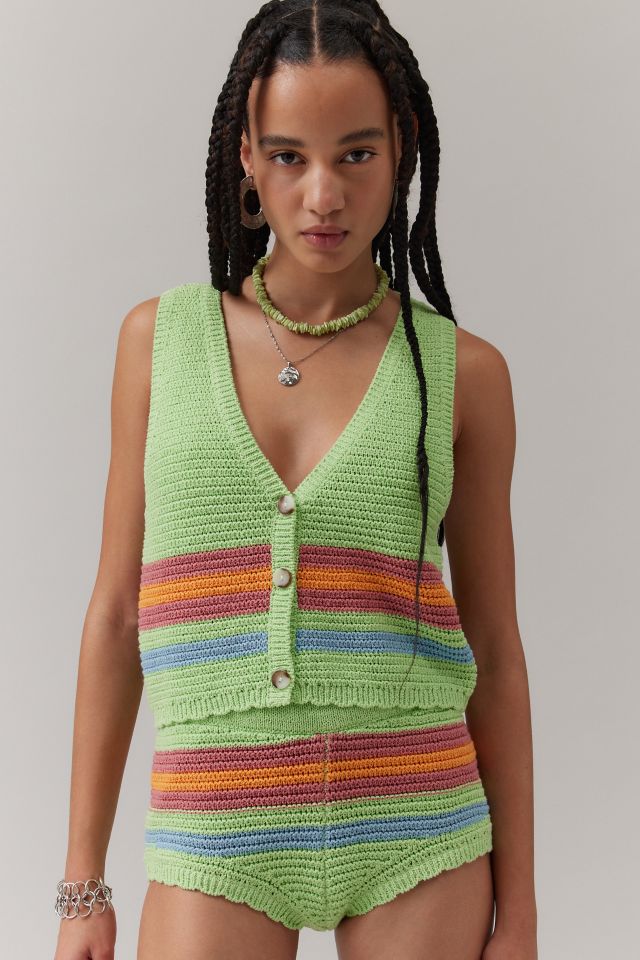 BDG Will Knit Sweater Vest & Micro Short Set #1