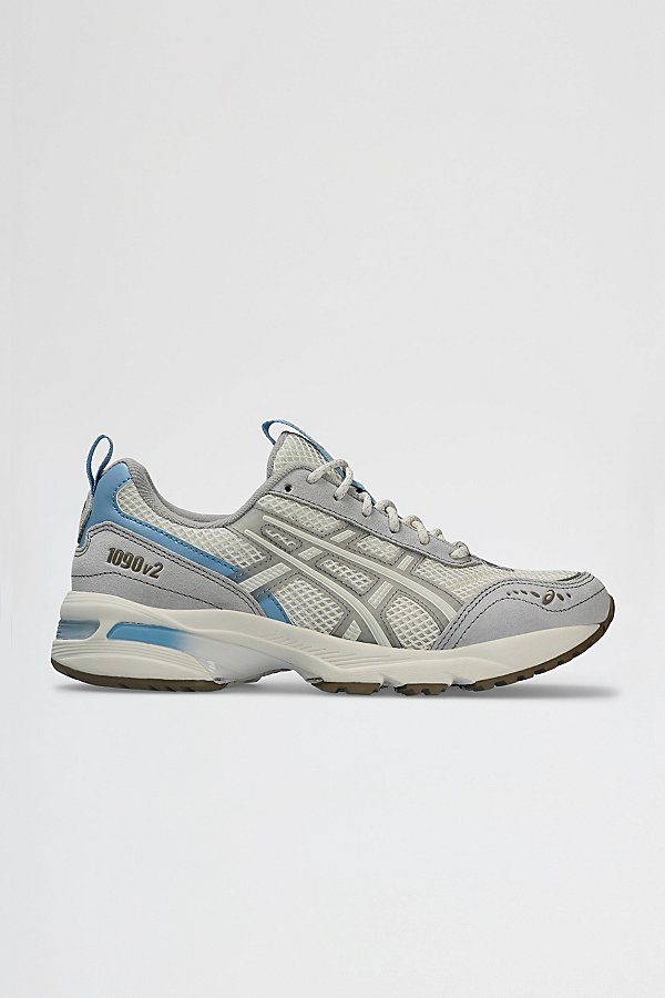 Shop Asics Gel-1090v2 Sportstyle Sneakers In Cream/cement Grey, Women's At Urban Outfitters