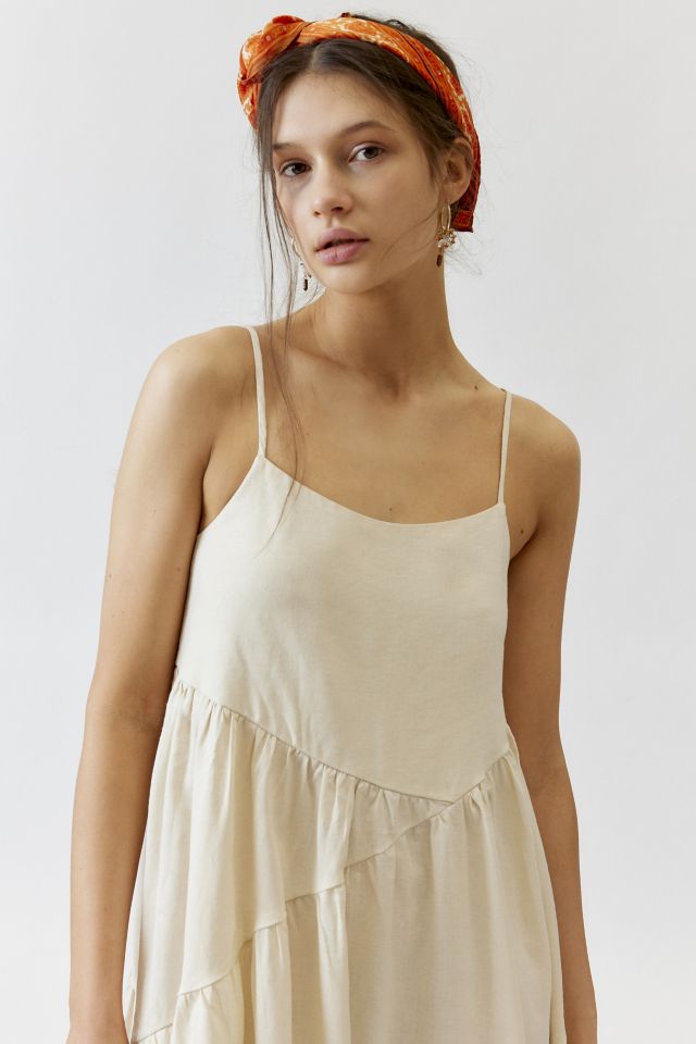 Urban Renewal Made In LA EcoVero™️ Linen Seamed Midi Dress #1