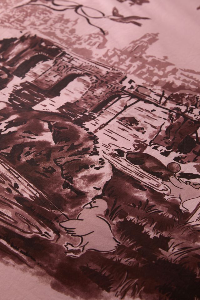 Goose Toile Breezy Cotton Percale Duvet Cover #3