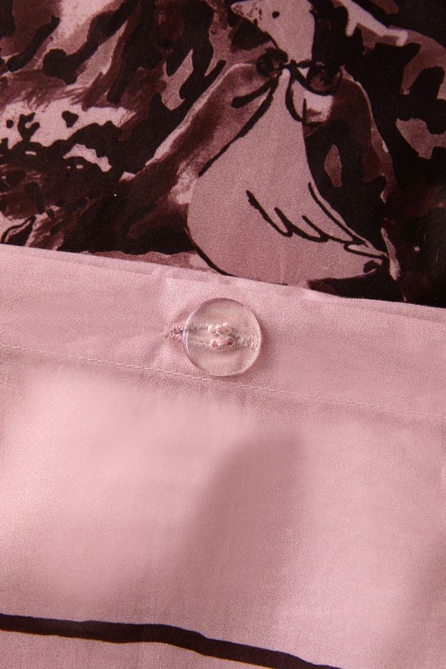 Goose Toile Breezy Cotton Percale Duvet Cover #4