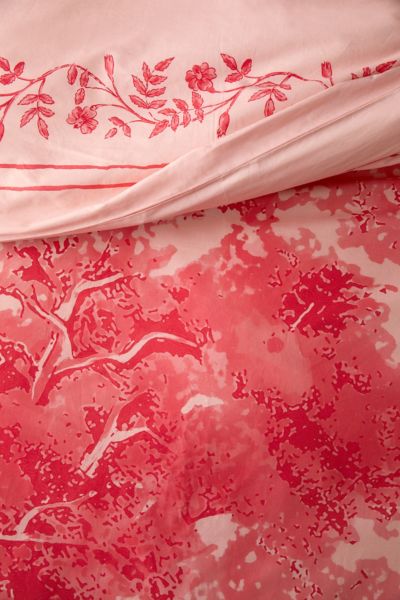 Goose Toile Breezy Cotton Percale Duvet Cover