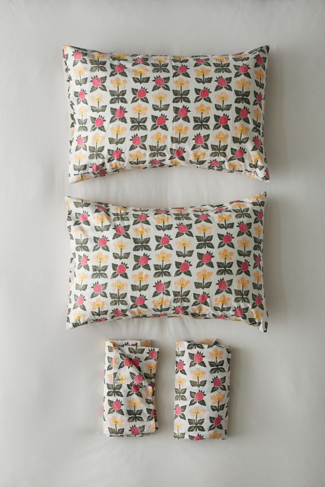 Ensemble de Draps Core Fraise Estampée #2