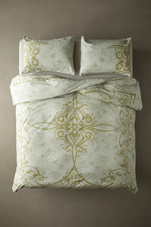 Elsie Breezy Cotton Percale Duvet Cover | Urban Outfitters