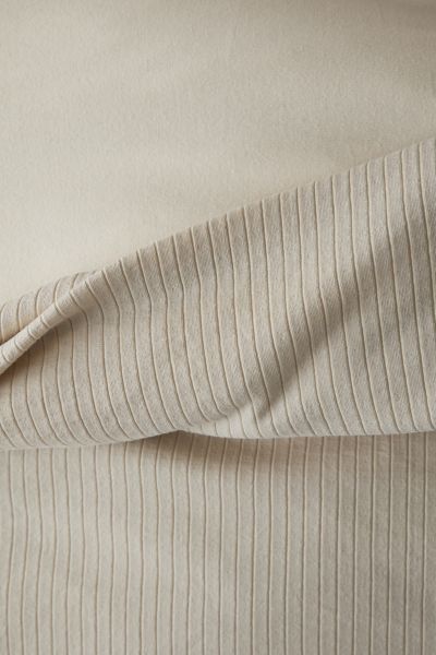 Logan Jersey Ribbed Duvet Cover