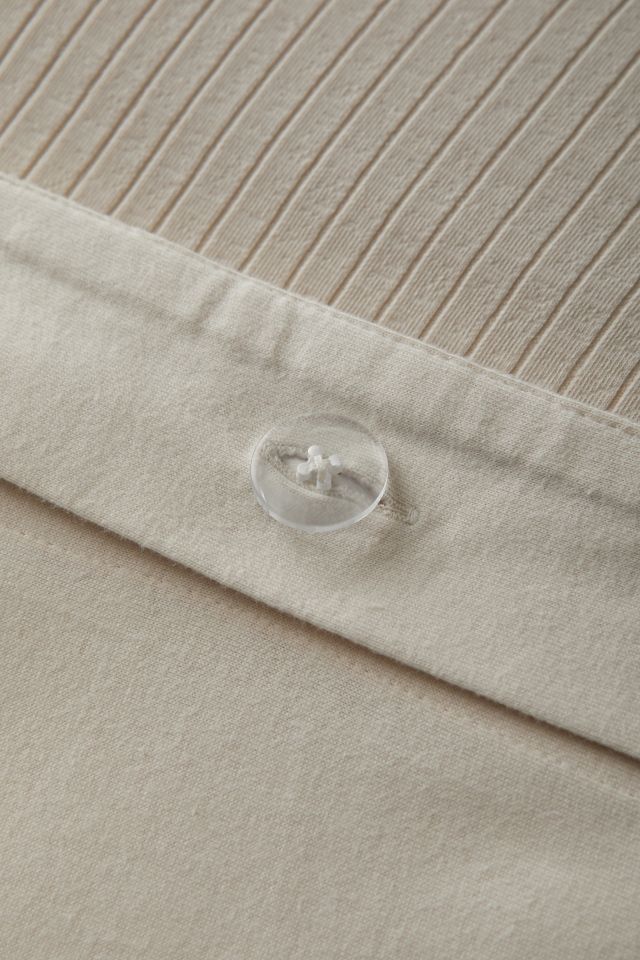 Logan Jersey Ribbed Duvet Cover #4