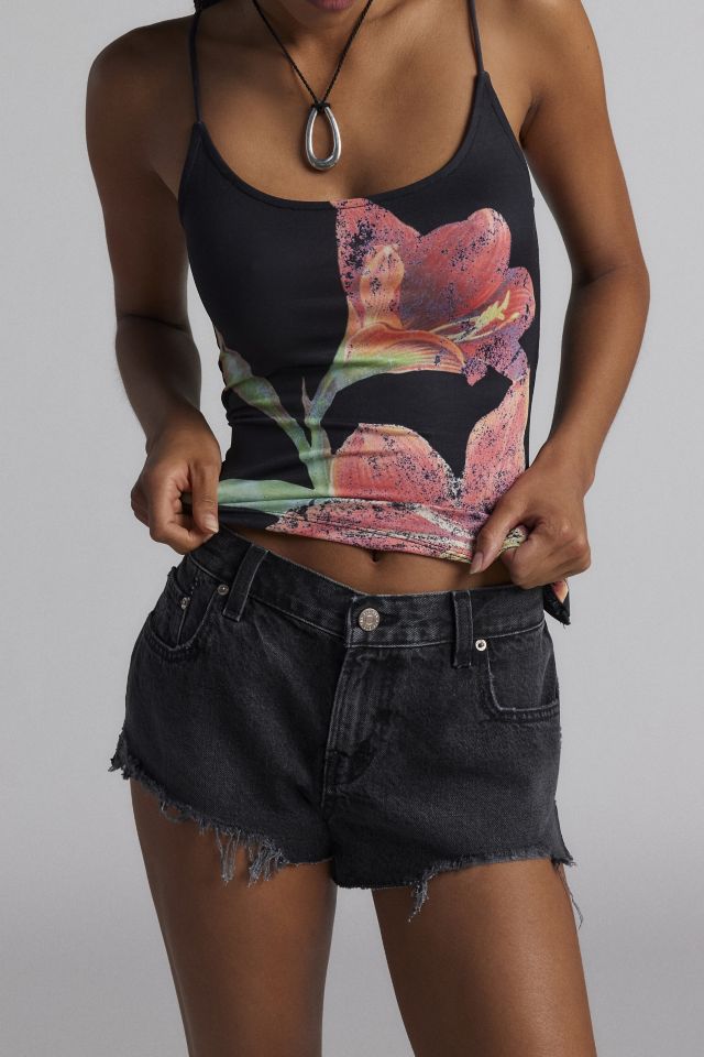 BDG Lola Destroyed Denim Micro Short #4