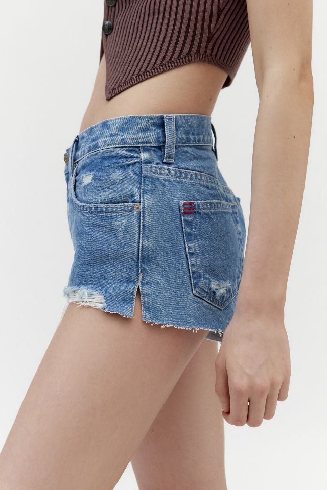 BDG Lola Destroyed Denim Micro Short | Urban Outfitters