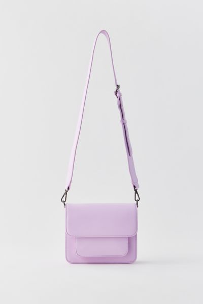 Hvisk Cayman Pocket Crossbody Bag In Lavender, Women's At Urban Outfitters In Purple