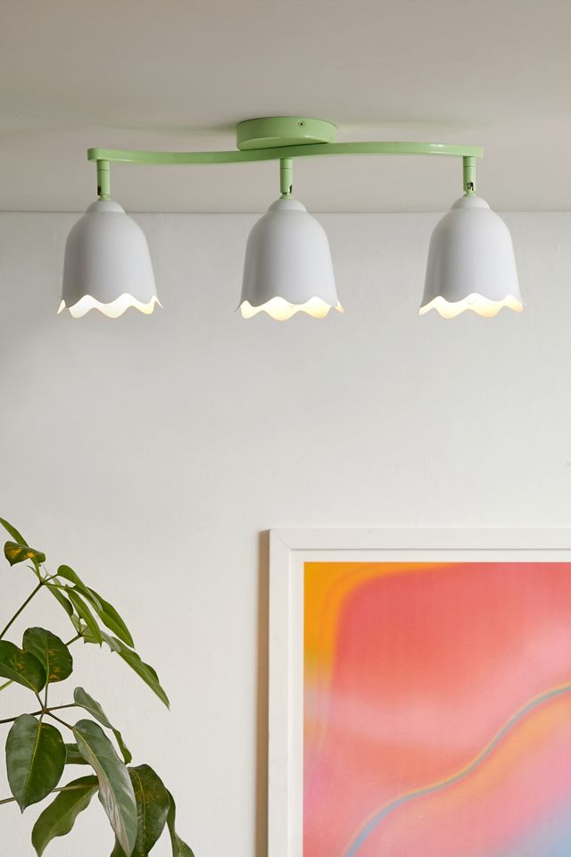 Tulip Flush Mount Track Light | Urban Outfitters