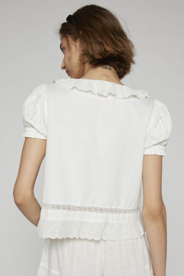 Kimchi Blue Bed Jacket Blouse #3