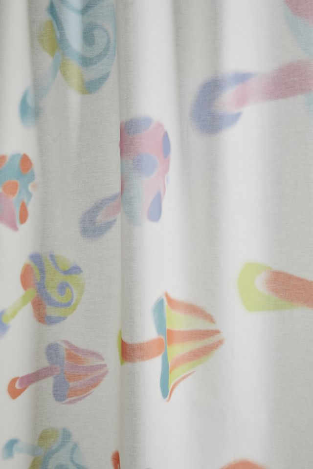 Trippy Mushroom Shower Curtain #1