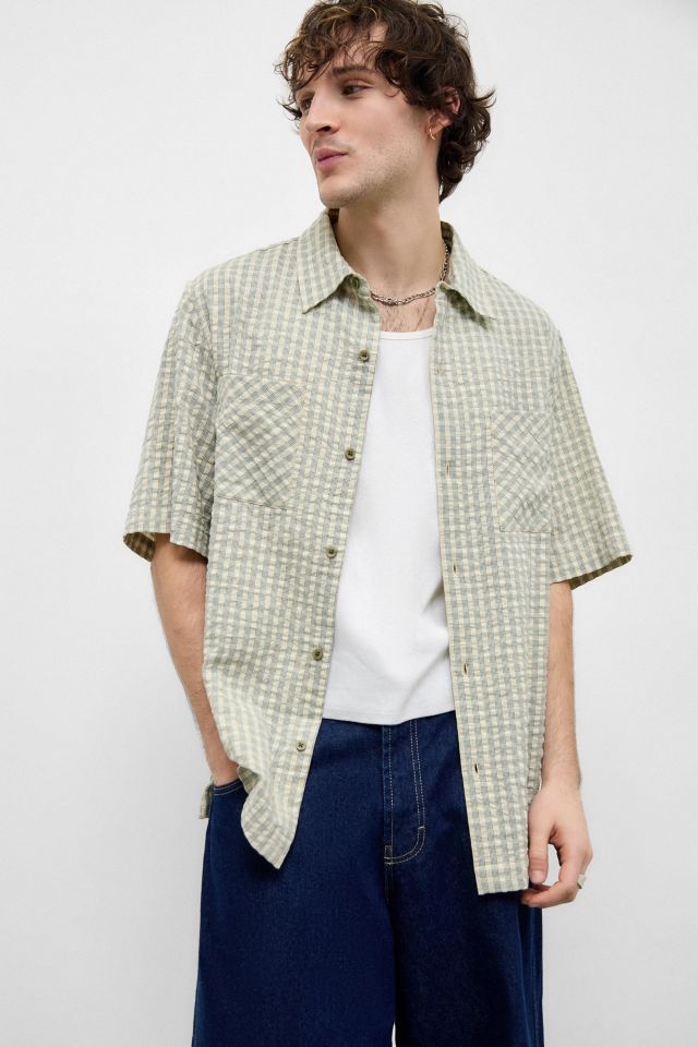 BDG Check Seersucker Shirt | Urban Outfitters