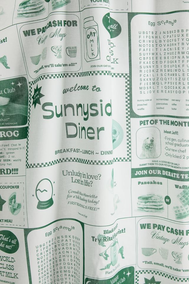 Diner Shower Curtain #1