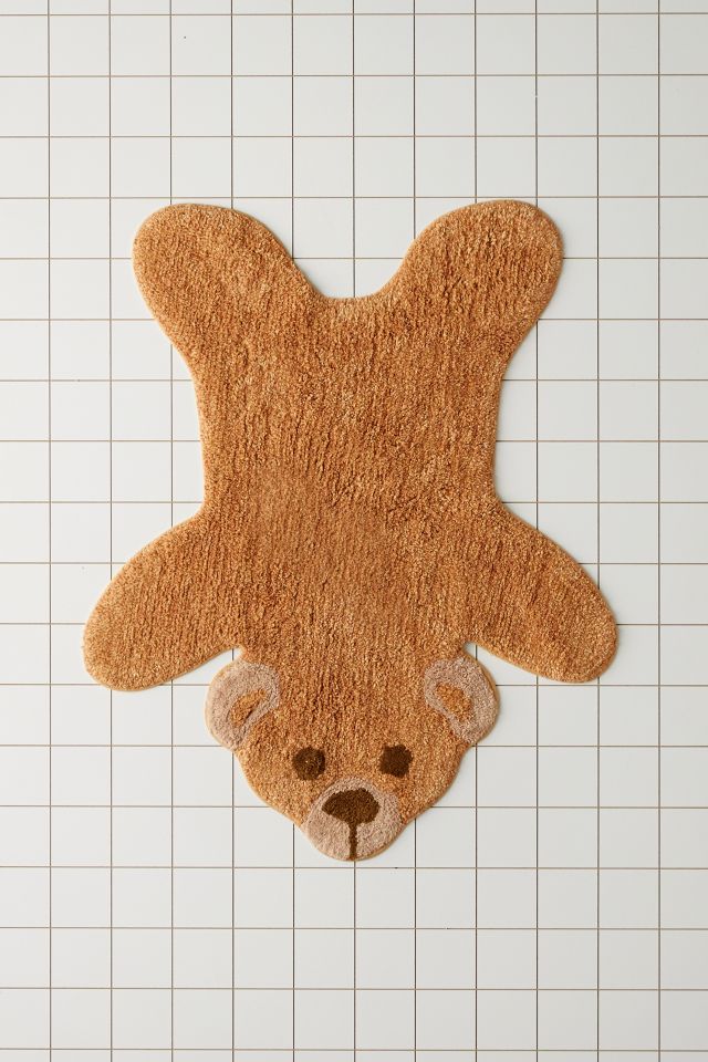 Teddy Bear Tufted Bath Mat #1