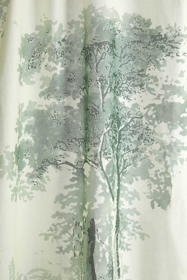Goose Toile Shower Curtain #1