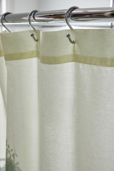 Goose Toile Shower Curtain