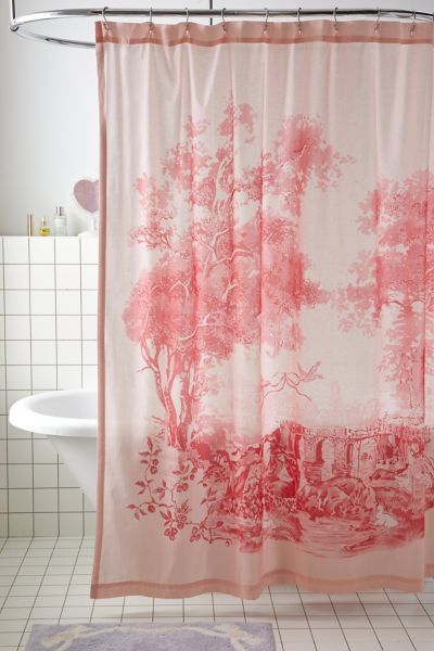 Goose Toile Shower Curtain