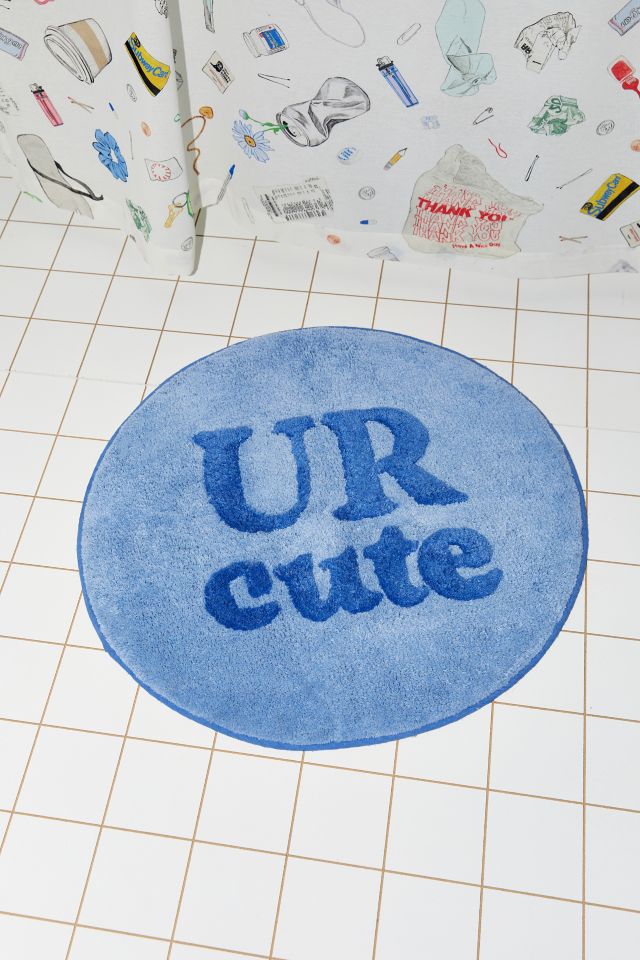 UR Cute Round Bath Mat | Urban Outfitters