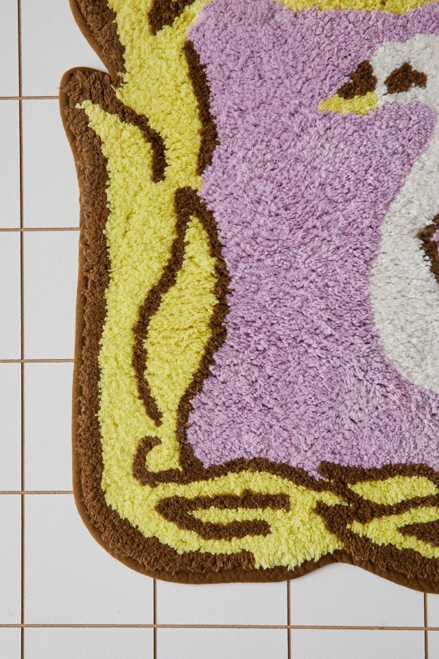 Framed Swan Bath Mat #3