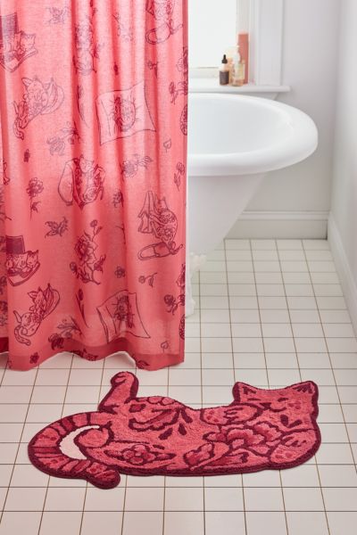Checkerboard Bath Mat