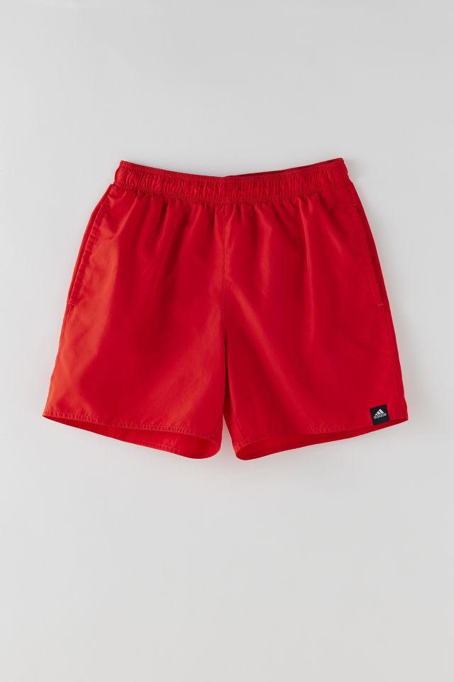 Red vintage best sale adidas shorts