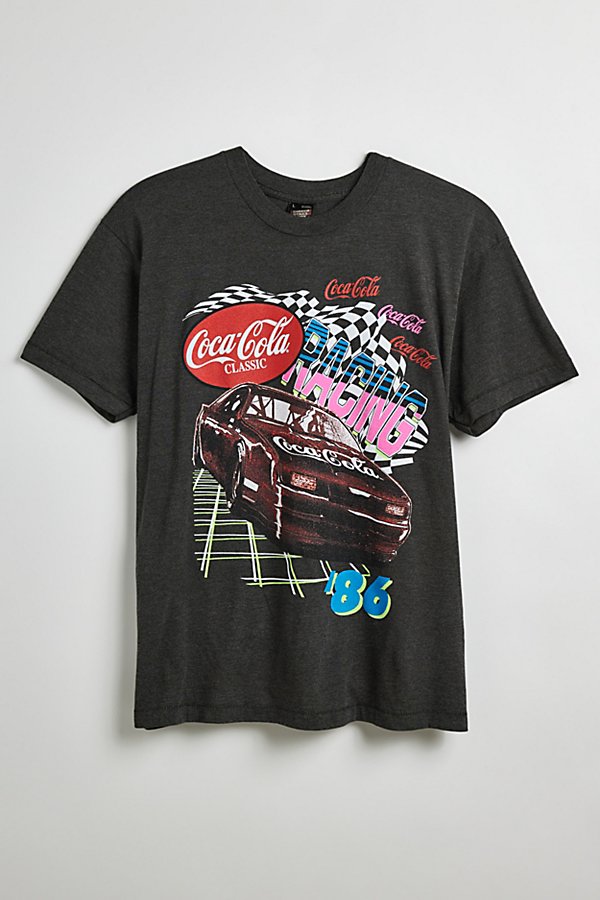 Shop Urban Outfitters Coca Cola Racing '86 Tee In Black, Men's At