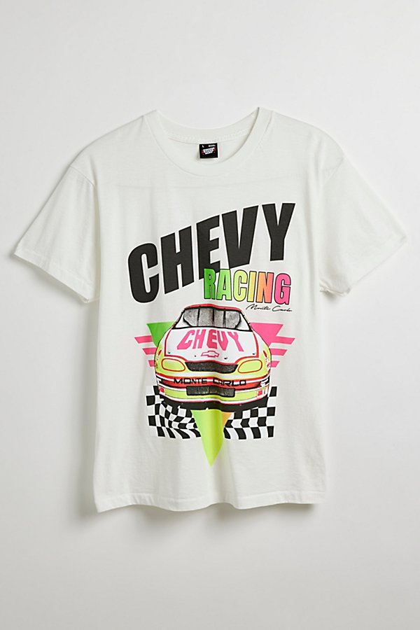 Shop Urban Outfitters Chevy Racing Monte Carlo Tee In Vintage White, Men's At