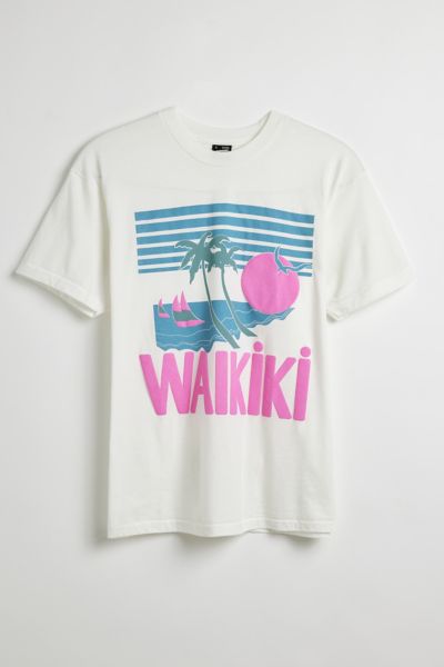 Urban Outfitters Waikiki Records Tee In Rust, Men's At