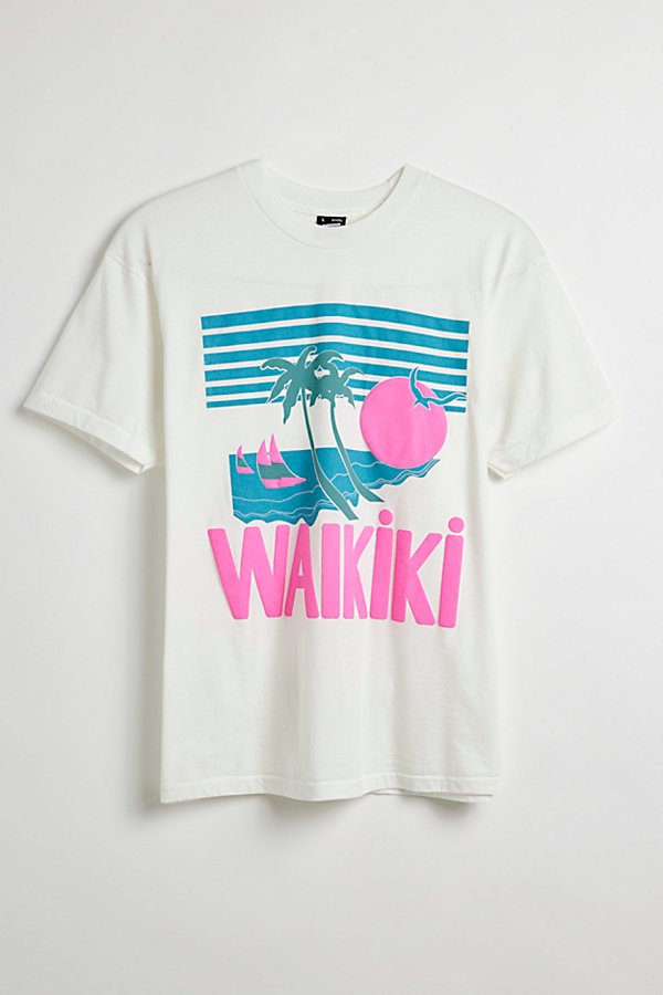 Urban Outfitters Waikiki Records Tee In Rust, Men's At