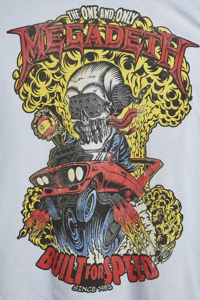T-shirt Megadeath Built For Speed #1