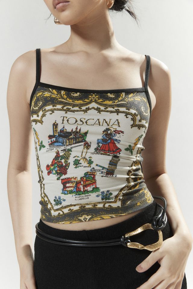 Camisole Courte Toscana Foulard Silence + Noise #3