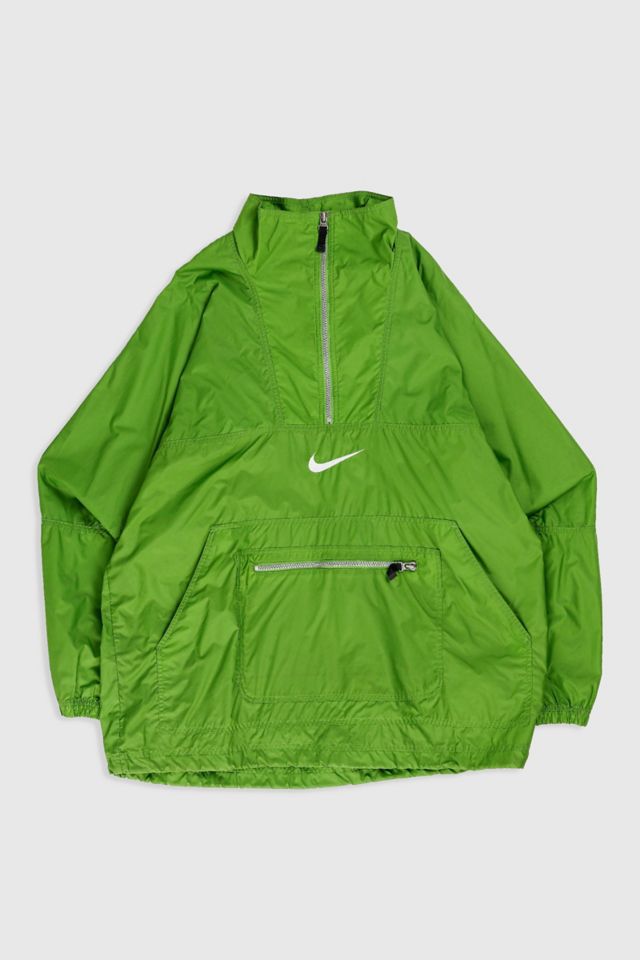 Vintage nike clearance windbreaker green