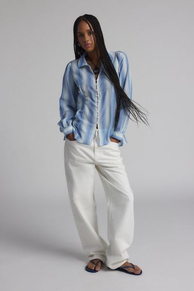 BDG Maddison Breezy Tie-Back Shirt