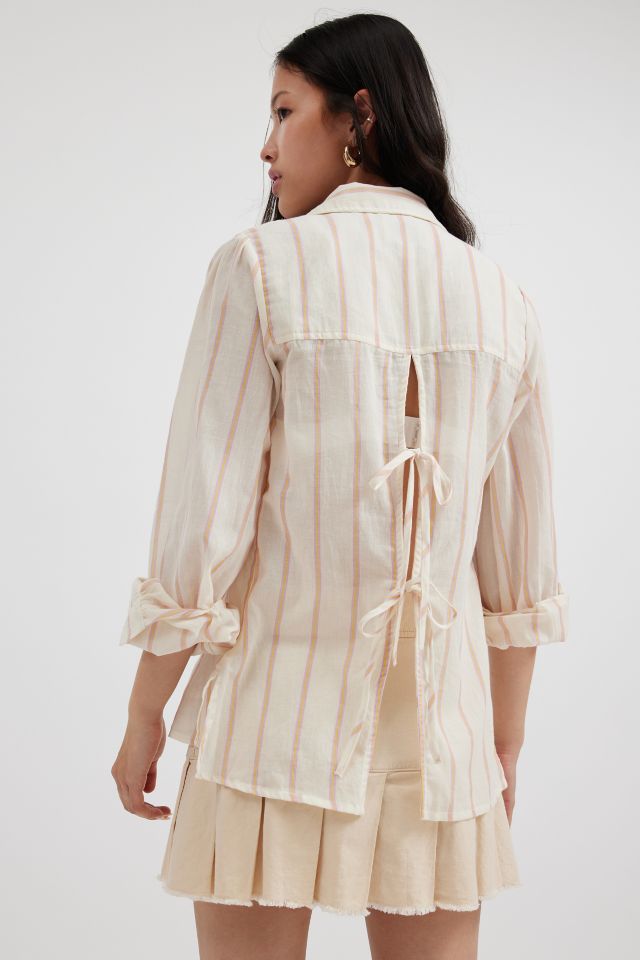BDG Maddison Breezy Tie-Back Shirt #1