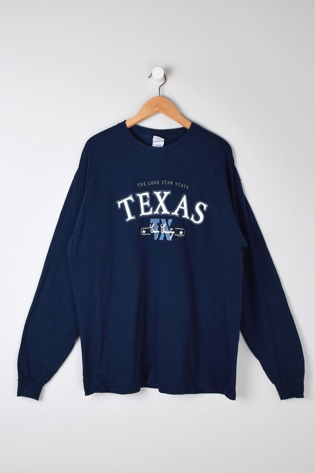 Vintage 90s Texas Long Sleeve T-Shirt | Urban Outfitters