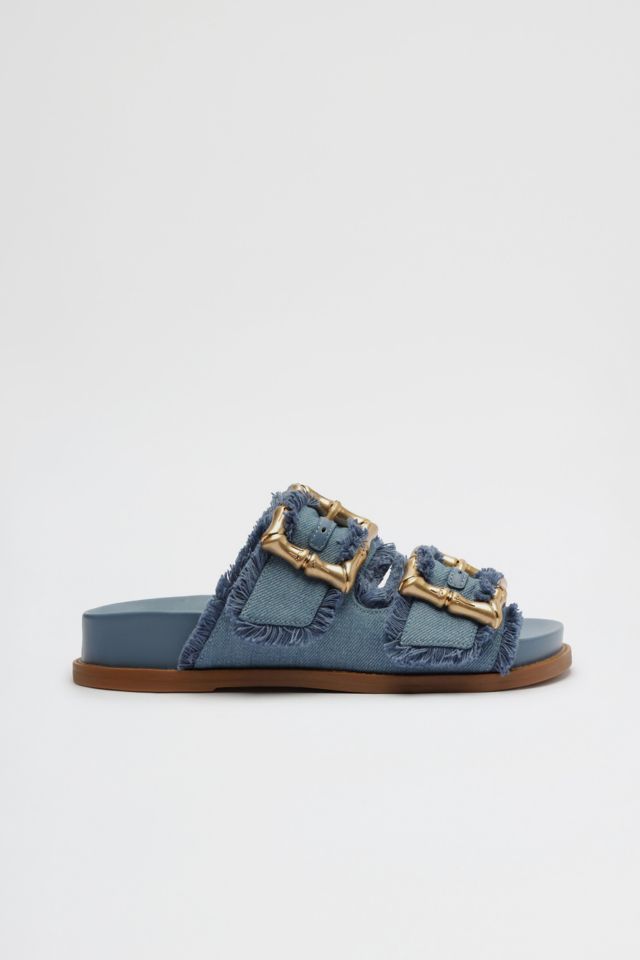 Schutz Enola Sporty Frayed Sandals #1